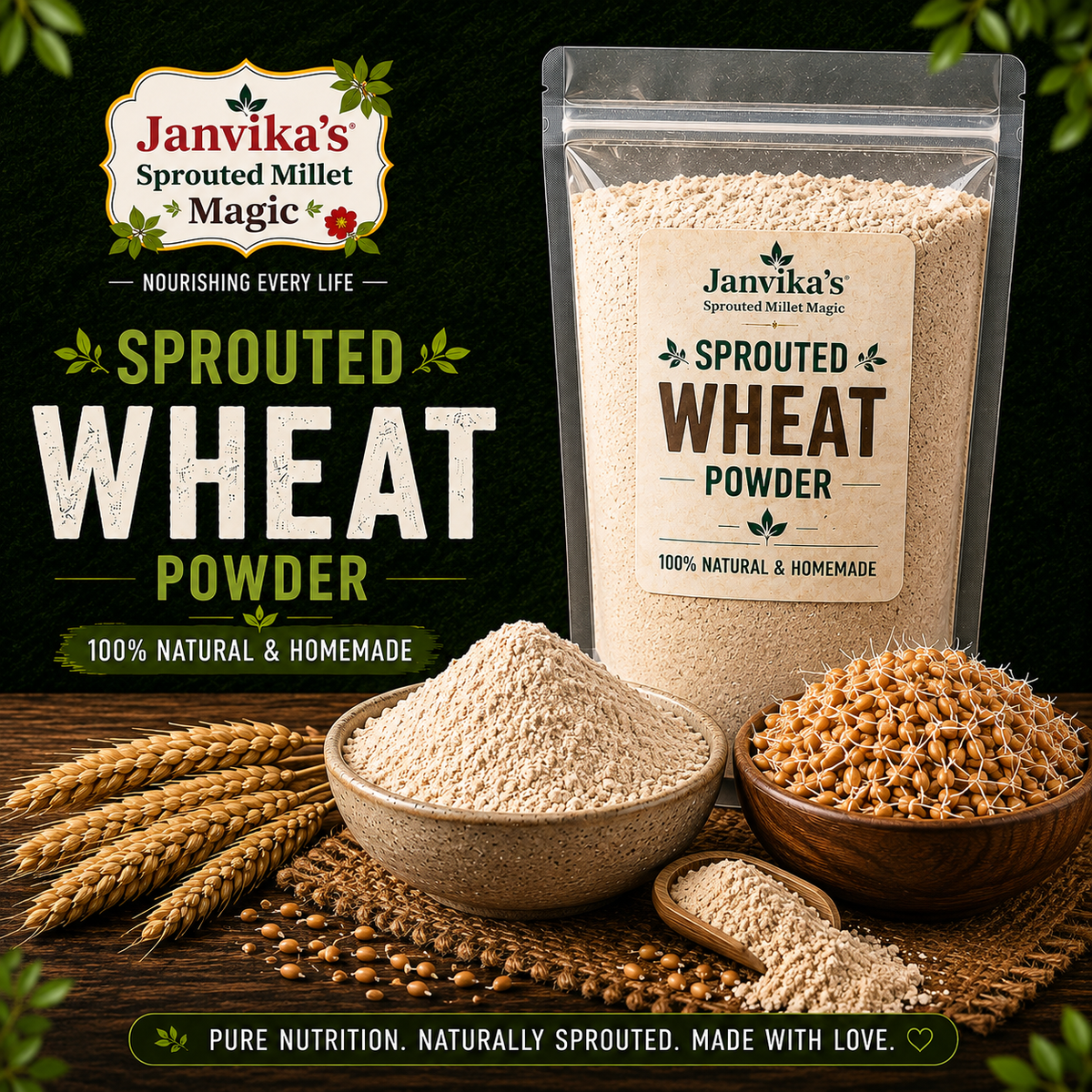 Sprouted Godhuma Powder